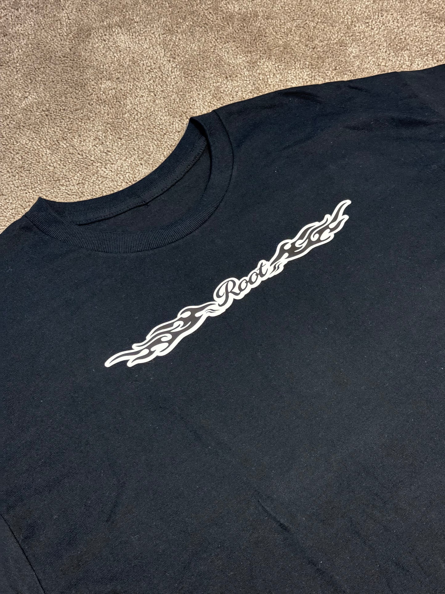 Flames T- Shirt black