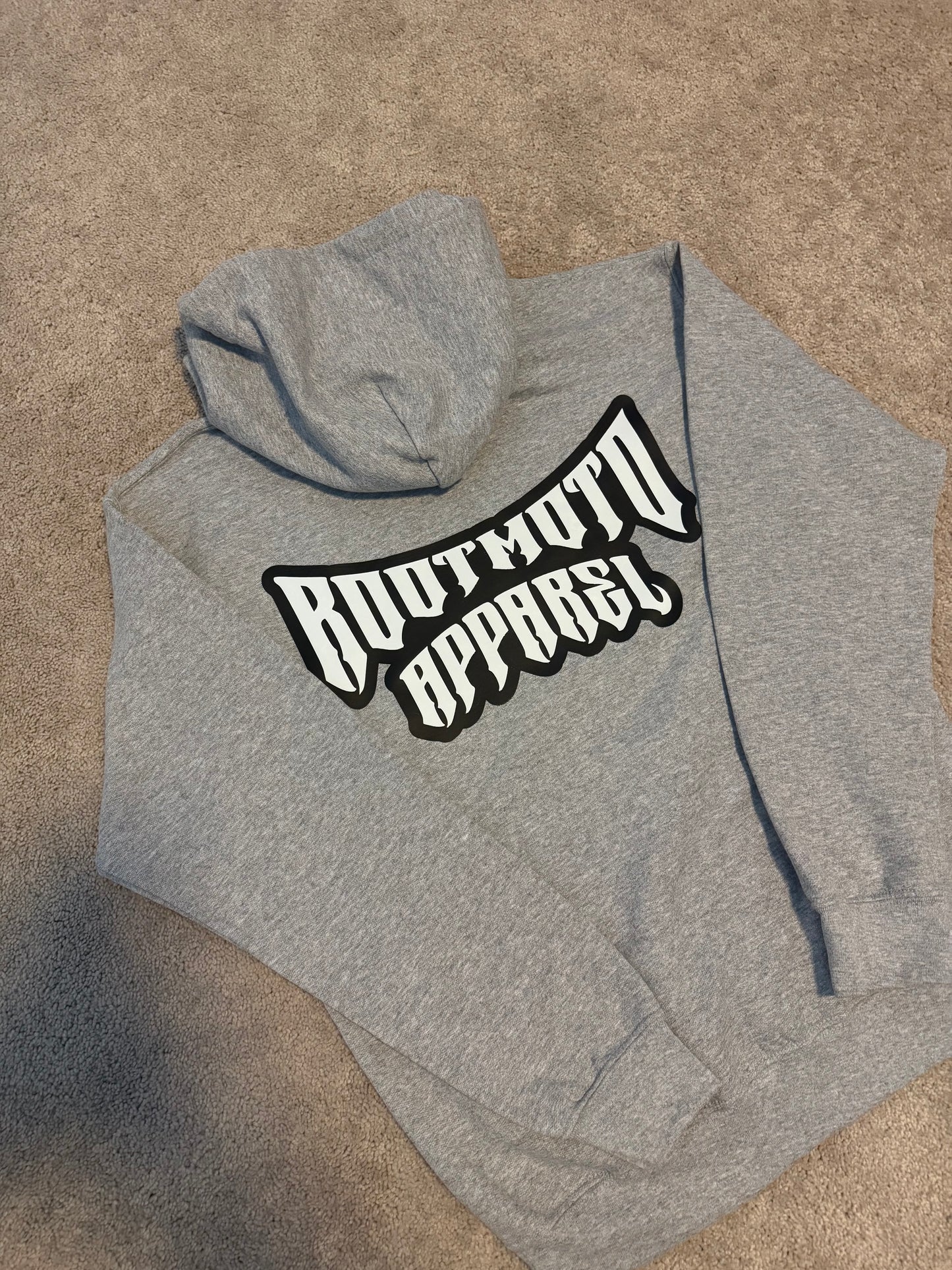 RootMoto Apparel Hoodie - Grey