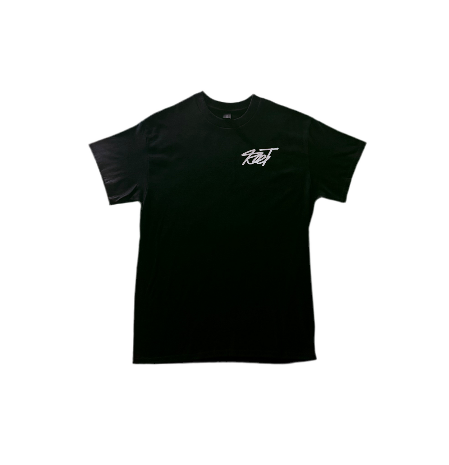 RootMoto T-Shirt - Black (Cursive Style)