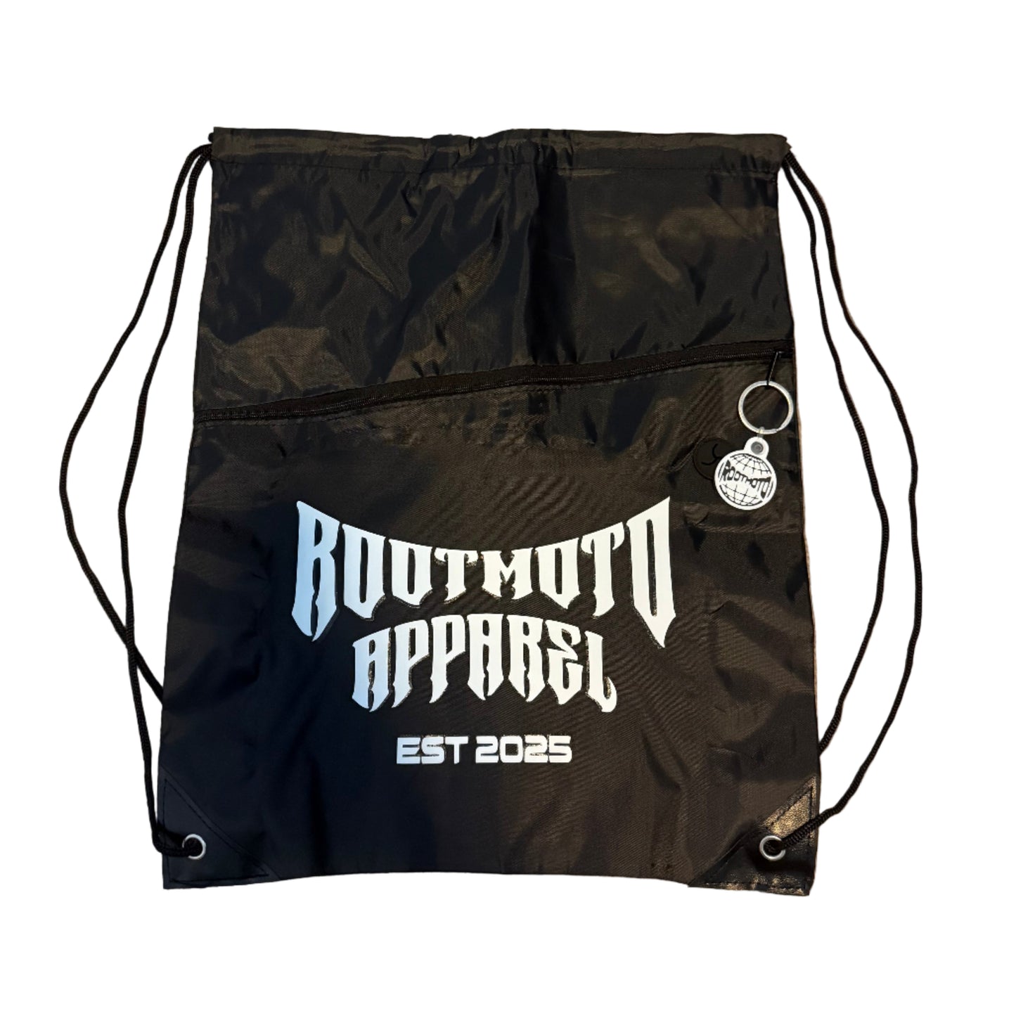 RootMoto Jaw-string Bag (zipper pocket/ keychain zipper)