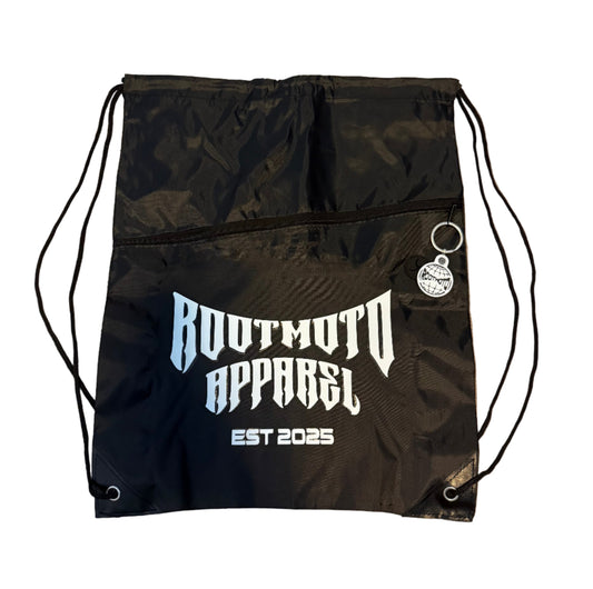 RootMoto Jaw-string Bag (zipper pocket/ keychain zipper)