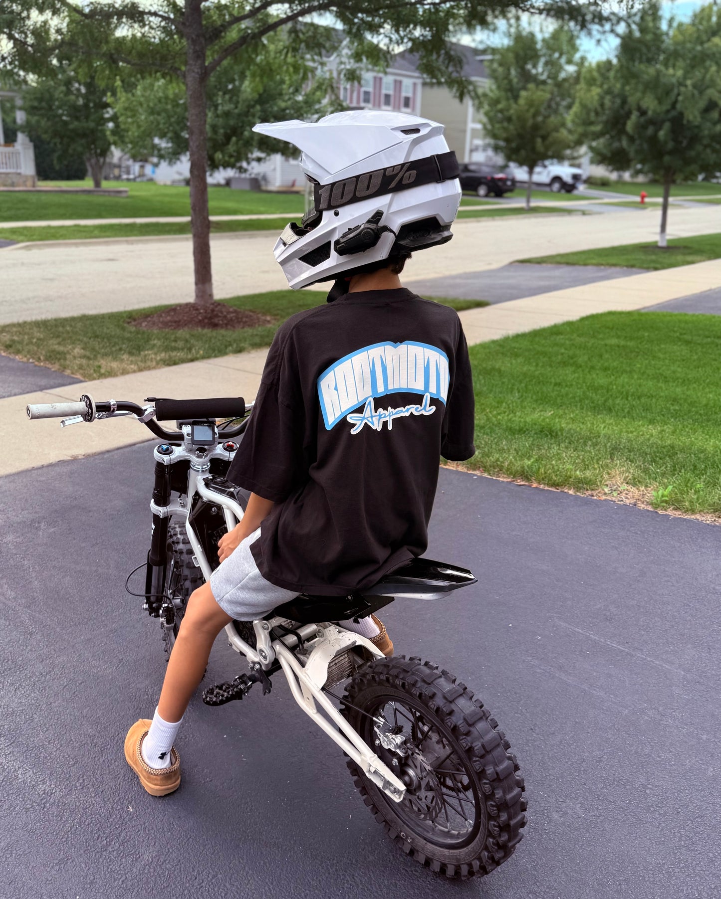 RootMoto Boxy Tee - Black