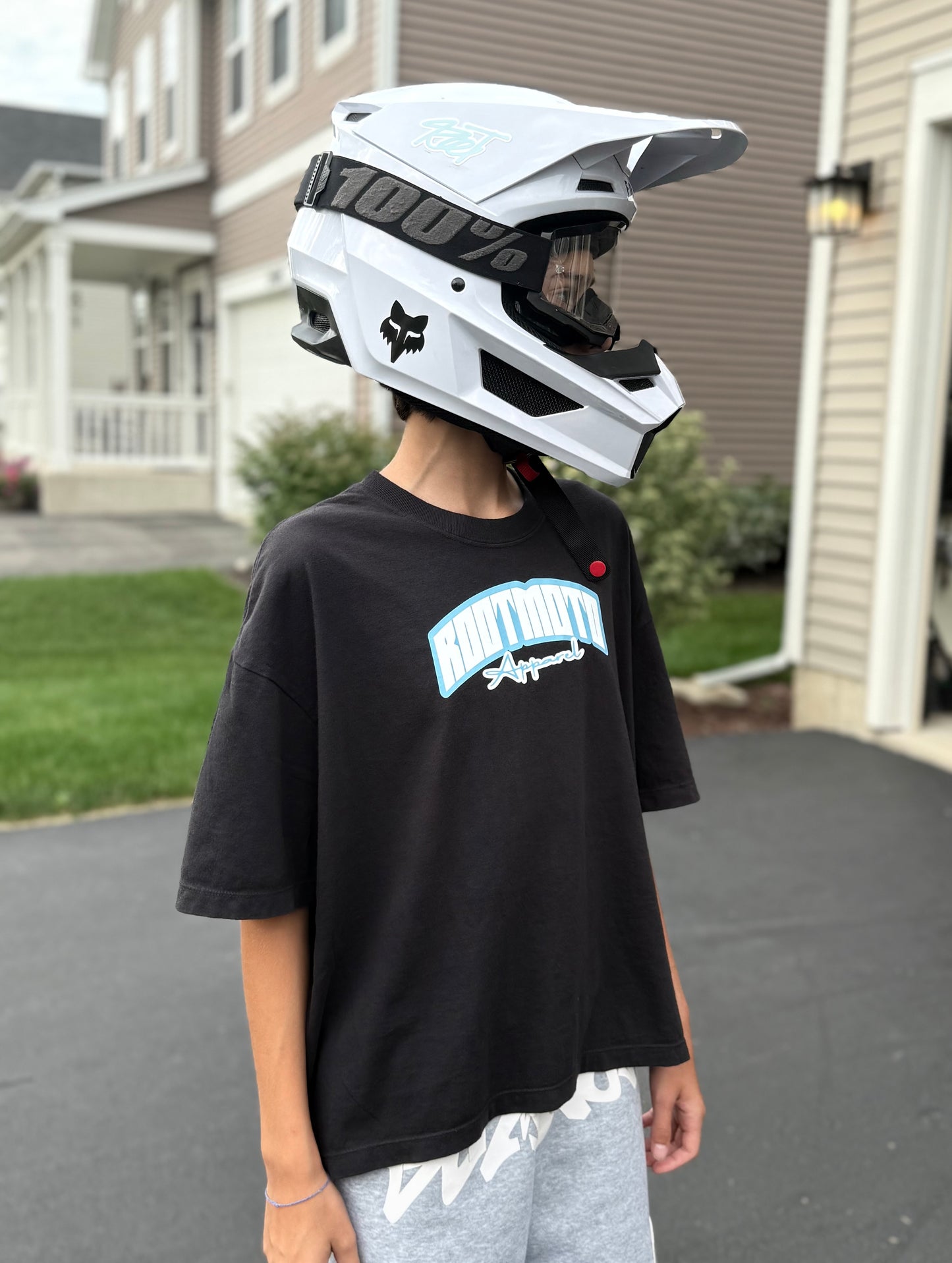 RootMoto Boxy Tee - Black