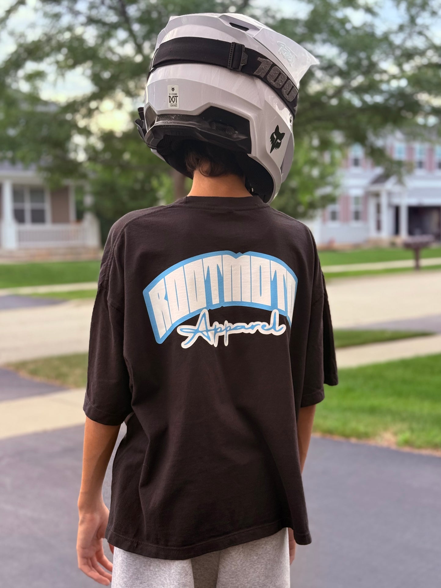 RootMoto Boxy Tee - Black