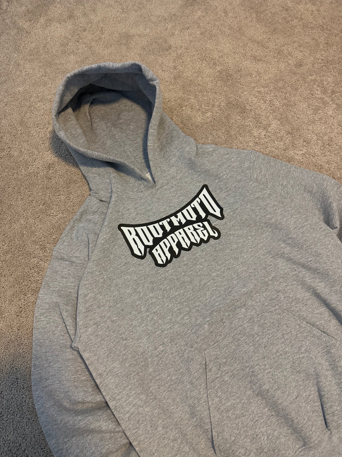 RootMoto Apparel Hoodie - Grey
