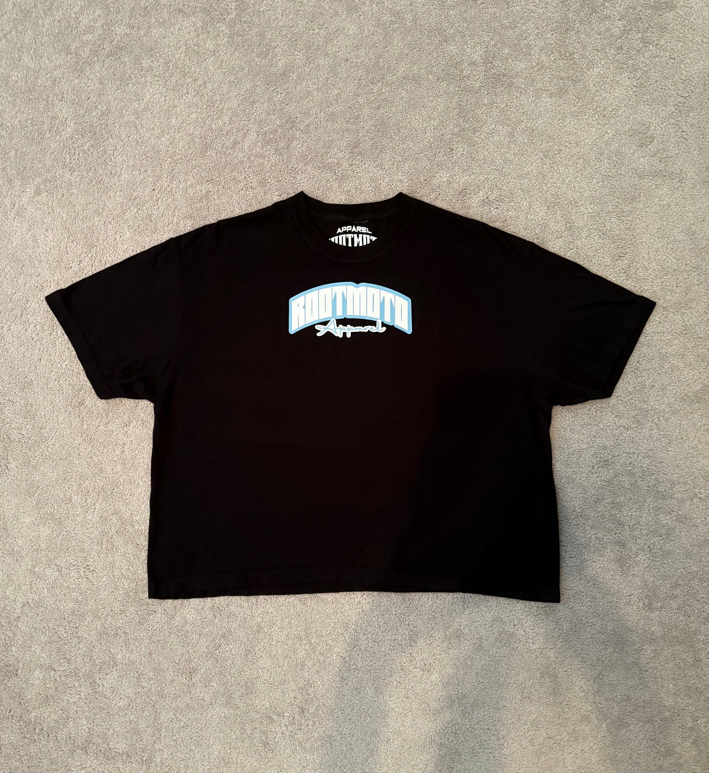 RootMoto Boxy Tee - Black