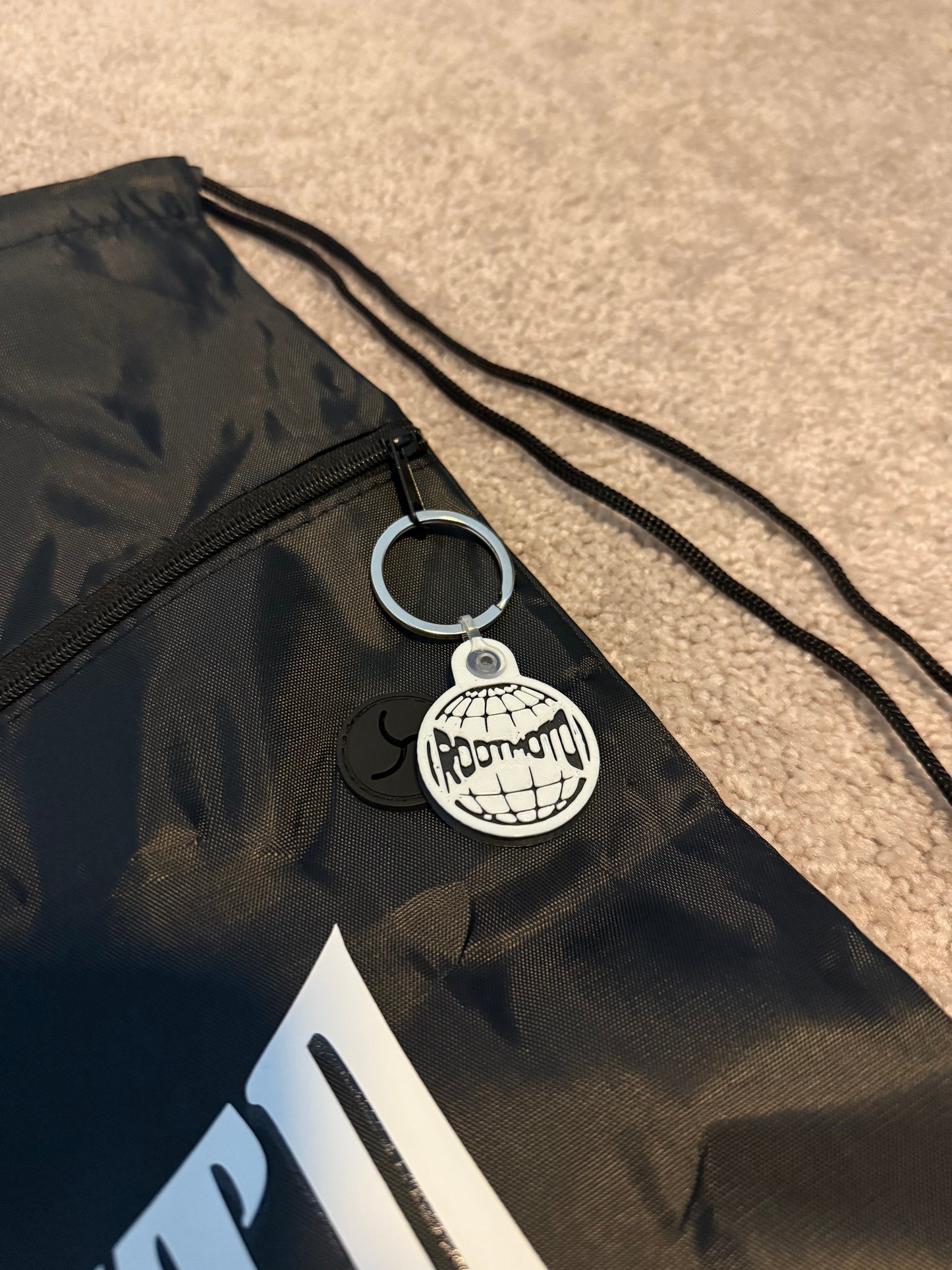 RootMoto Jaw-string Bag (zipper pocket/ keychain zipper)