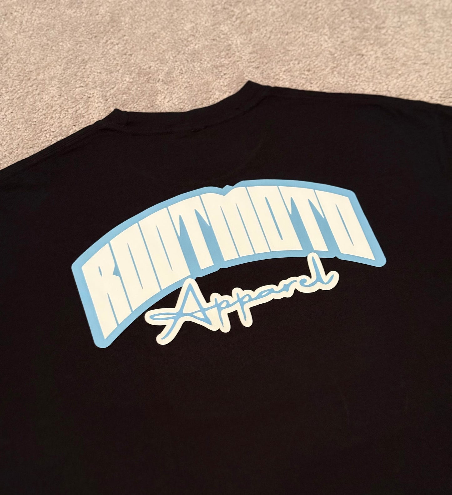 RootMoto Boxy Tee - Black