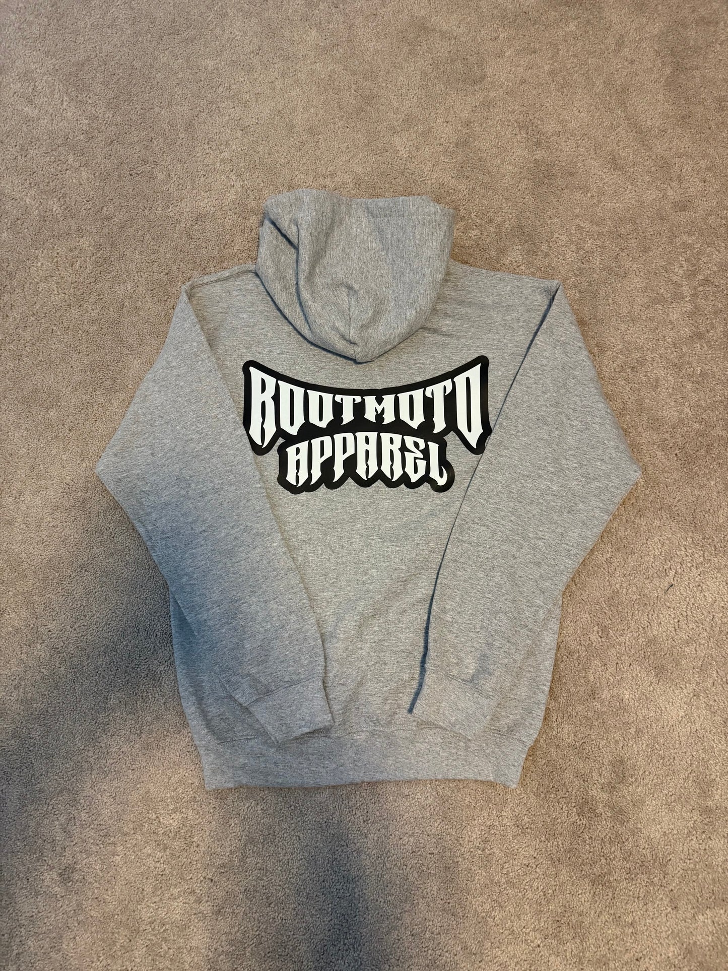 RootMoto Apparel Hoodie - Grey